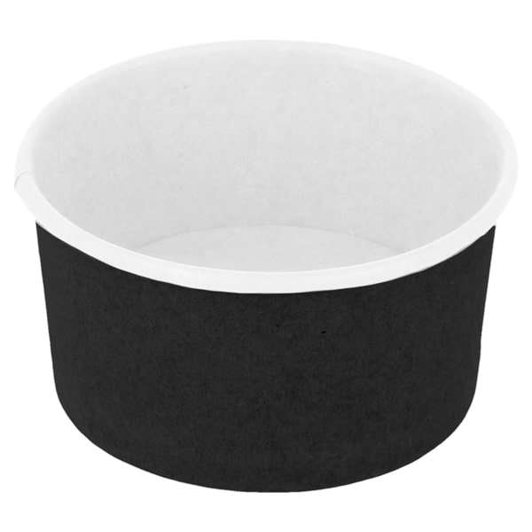 Image de POT A GLACE CARTON NOIR (DIAM.72MM H.40MM) 90ML X2000