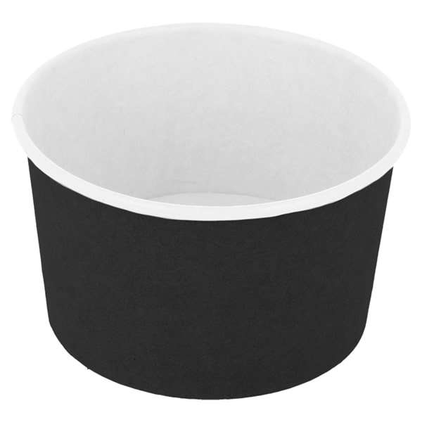 Image de POT A GLACE CARTON NOIR (DIAM.94MM H.55MM) 240ML X2000