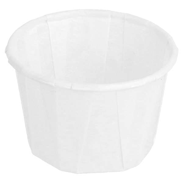 Image de POT A SAUCE PAPIER PLISSE BLANC (DIAM.44 H.28MM) 30ML X250