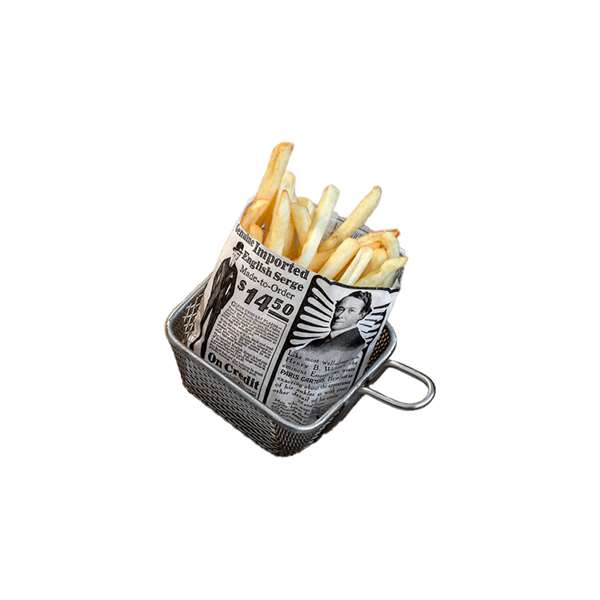 Image de SACHET FRITES INGRAISSABLE BLANC TIMES (FTS120X120MM) X1000