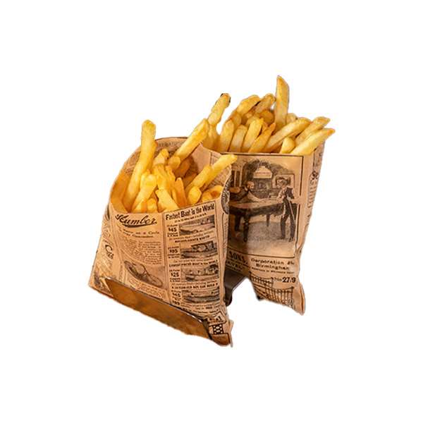 Image de SACHET FRITES INGRAISSABLE KRAFT TIMES (FTS120X120MM) X1000