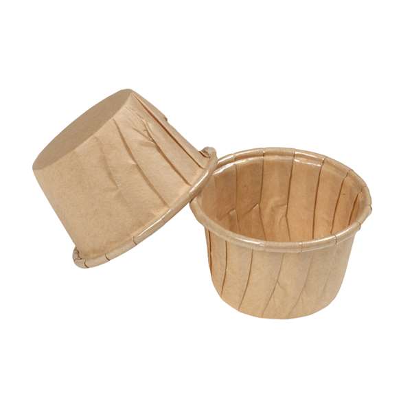 Image de CAISSETTE CUISSON PAPIER ECRU (DIAM.54MM H.40MM) 100ML X3800