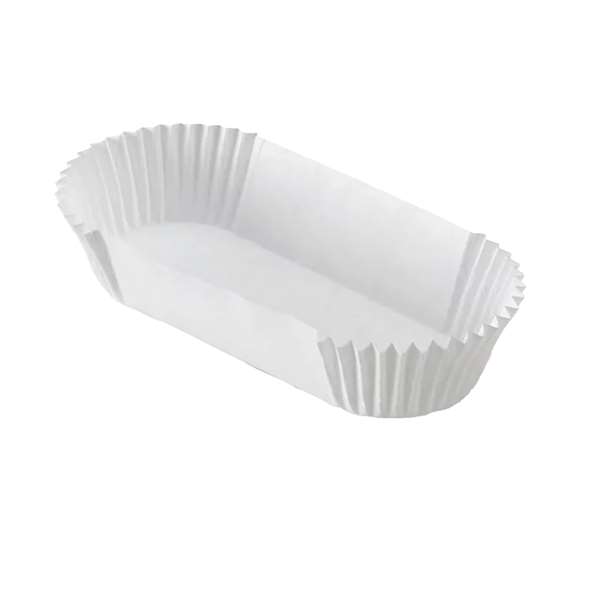 Image de CAISSETTE PLISSEE OVALE T82 BLANC (FTS72X28X20MM) X1000