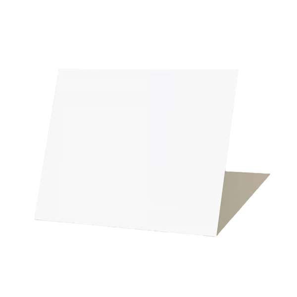 Image de CHEVALET NEUTRE PVC BLANC AVEC RETOUR 3CM (FTS7X6CM) X10