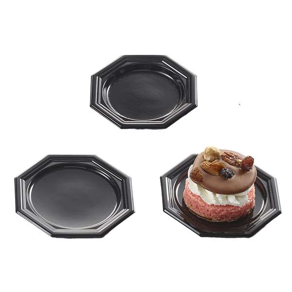Image de MINI ASSIETTE OCTO PET NOIRE (FTS96X96X5MM) X125