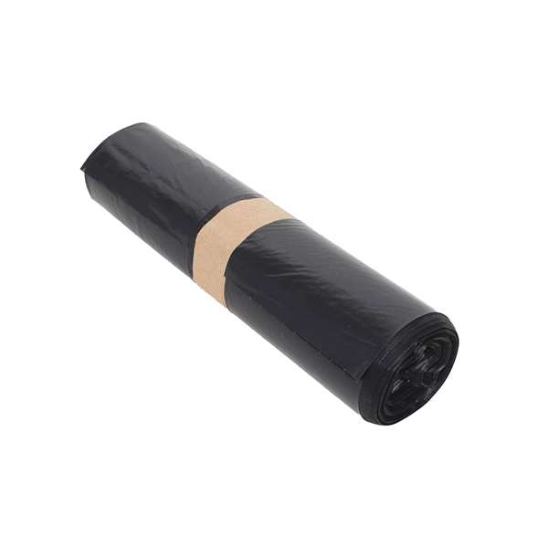 Image de SAC PLASTIQUE BD NOIR 160L 50MµX100