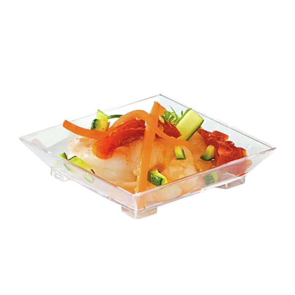 Image de VERRINE COUPE CARREE CRISTAL MOULIPACK (FTS60X60X14MM)3CLX50