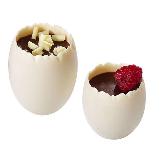 Image de VERRINE OEUF COLOMBUS IVOIRE (DIAM.35MM H.44MM) 3,5CL X200