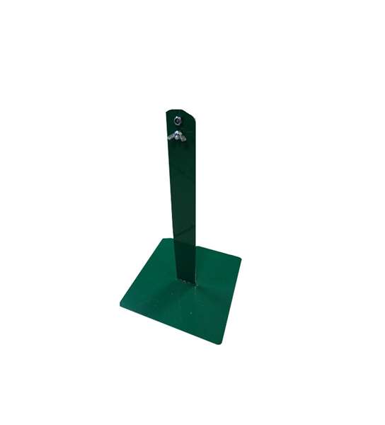 Image de PIED METAL VERT POUR DEVIDOIR ROULEAUX