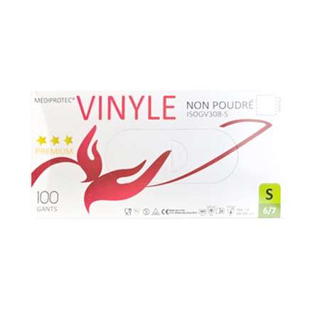 GANT VINYL MEDICAL NON POUDRE X100 TS