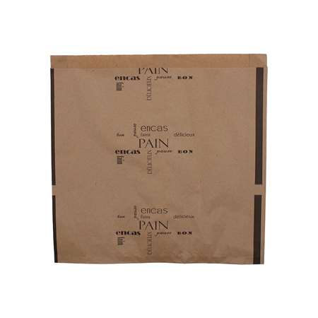 SAC PAIN CAMPAGNE KRAFT BRUN IMPRIME (FTS140+50X600MM) X1000