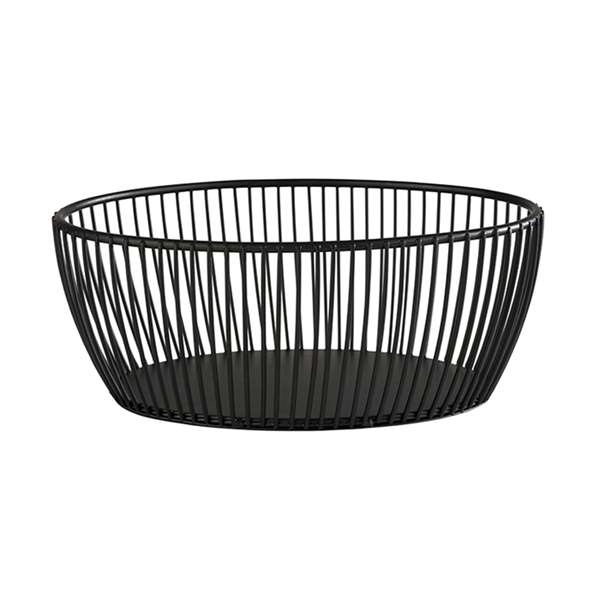 Image de CORBEILLE A PAIN EN FIL METAL NOIR (FTS200x150MM)