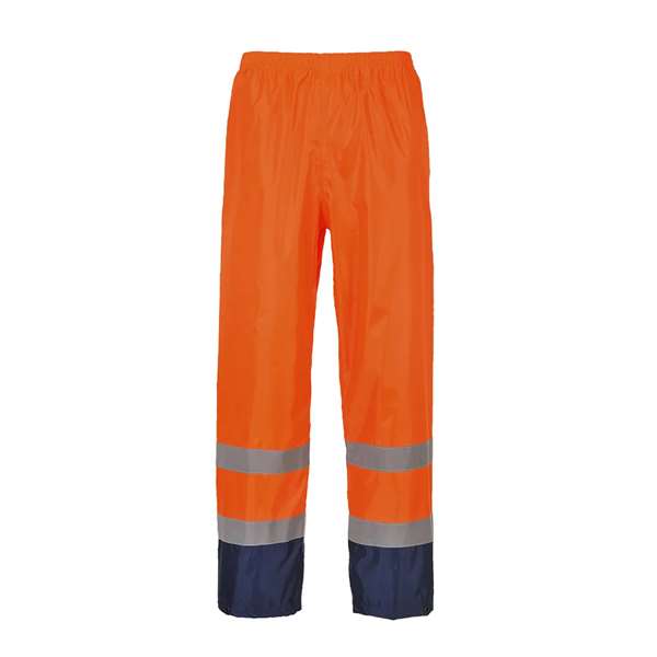 Image de PANTALON DE PLUIE ORANGE/MARINE T.S