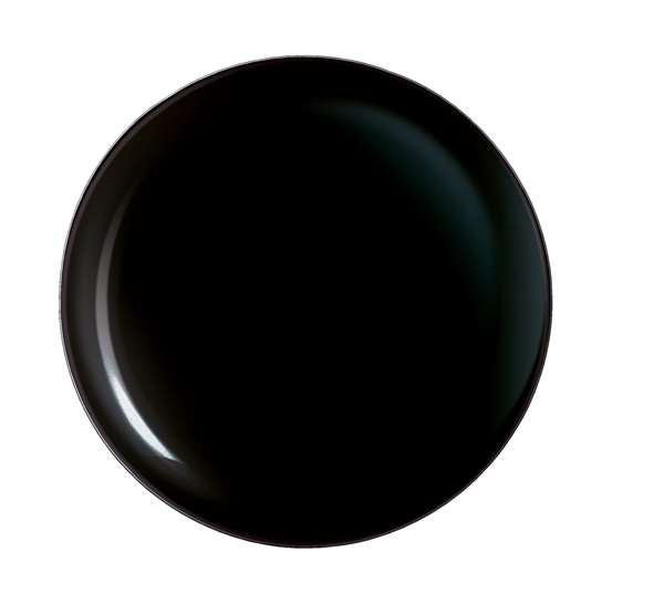 Image de ASSIETTE PLATE EVOLUTION BLACK DIAM.190MM