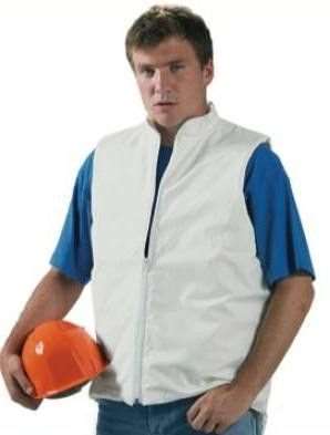 Image de GILET POLYURETHANE BLANC MATELASSE ISOTHERME TM