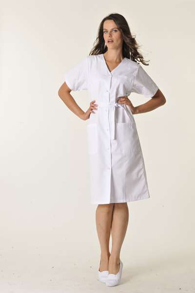 Image de JOSY BLANCHE MANCHE COURTE POLY65%-COT35% T5