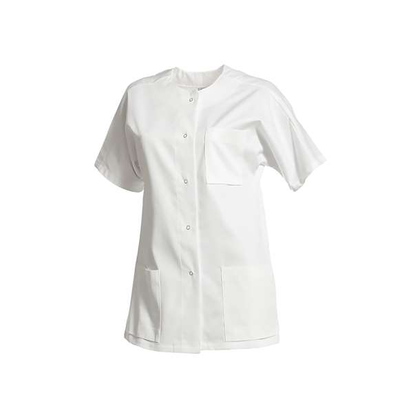 Image de KELLY BLANCHE MANCHE COURTE POLY65%-COT35% T2