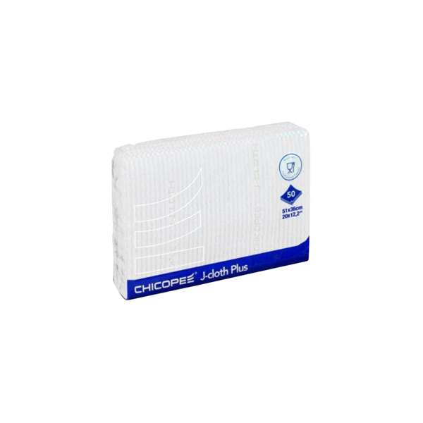 Image de LAVETTE J-CLOTH PLUS (FCC) (FTS51X36CM) BLANC X50