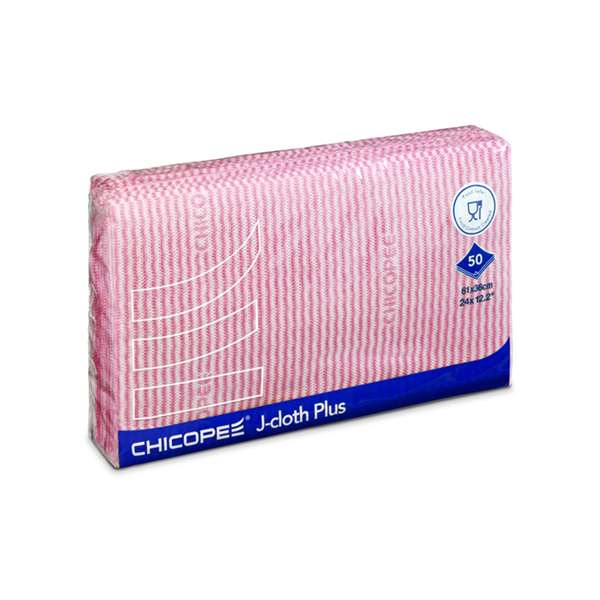 Image de LAVETTE  J-CLOTH PLUS MEDIUM (FTS34X36CM) ROUGE X50