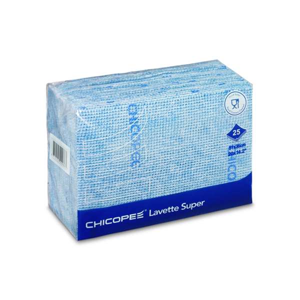 Image de LAVETTE SUPER ANTI-BACTERIENNE (FTS51X36CM) BLEU X25