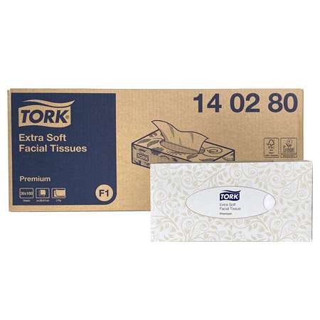 TORK MOUCHOIRS ENCHEVETRES 2 PLIS BOITE DE 100X30