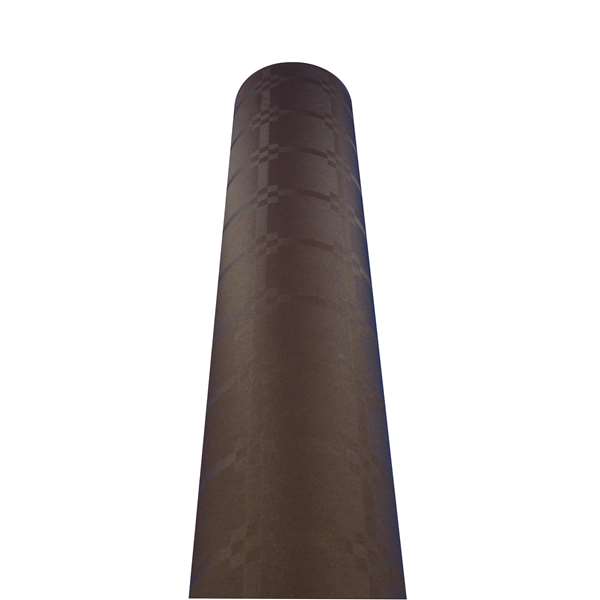 Image de NAPPE PAPIER DAMASSEE CHOCOLAT 1,20X25M X12