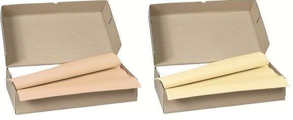 Image de NAPPE PAPIER PASTEL 80X80 PAR 250 ABRICOT