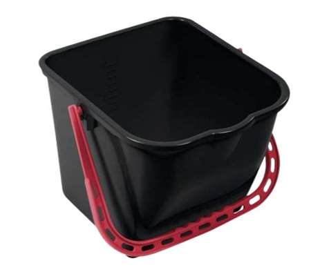 SEAU NOIR ANSE ROUGE 15L