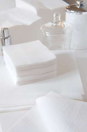 SERVIETTE BLANCHE 3 PLIS 48X48 PAR 1200