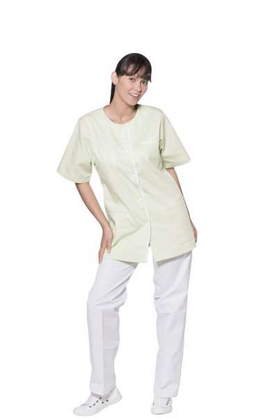 Image de OLIVIA BLEU MANCHE COURTE COT60%-POLY40% T1