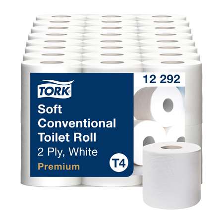 TORK PREMIUM PAPIER HYGIENIQUE DOUX BLANC T4 200FTSX48RLX