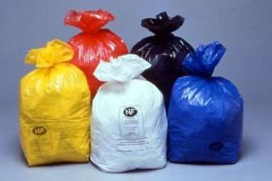 Image de SAC PLASTIQUE HD JAUNE 10L 17MµX1000