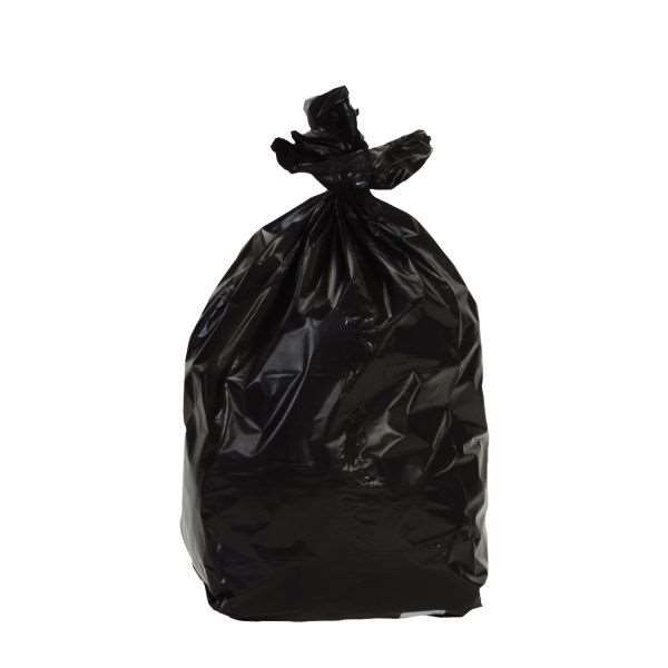 Image de SAC PLASTIQUE BD NOIR 160L 38MµX100