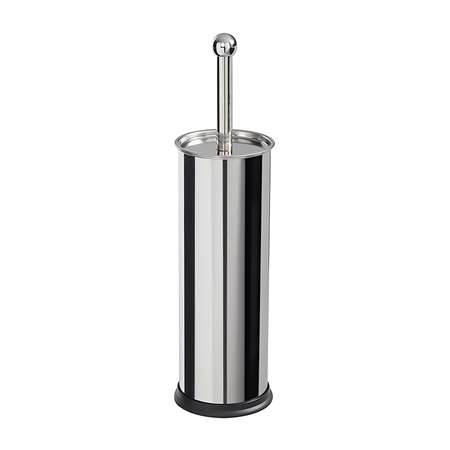 PORTE-BALAYETTE A POSER INOX/BROSSE BLANCHE SANEA