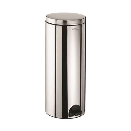 POUBELLE A PEDALE INOX SANELIA 30L
