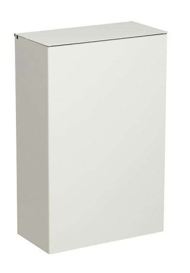 Image de POUBELLE MURALE - 10L - BLANKA - BLANC SIGNALISATION 9016