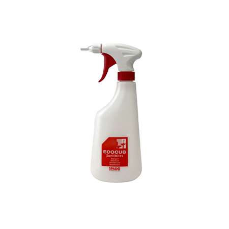 PULVERISATEUR VIDE ECOCUB SPADO SANITAIRES 630ML+TETE MOUSSE