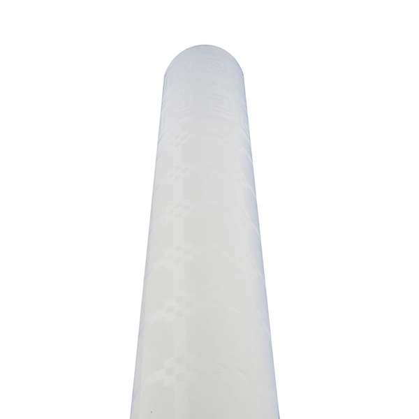 Image de ROULEAU NAPPE PAPIER DAMASSEE BLANC 1,20X100M