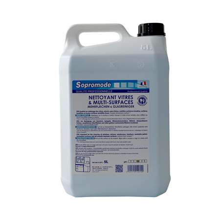 NETTOYANT VITRES ET SURFACES SOPROMODE 5L