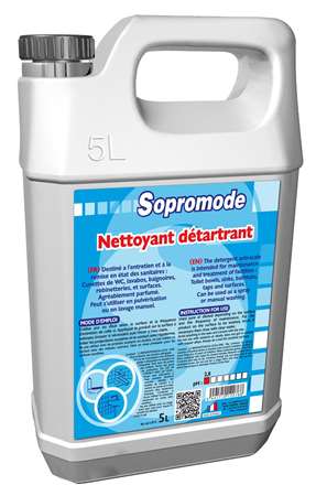 DETERGENT DETARTRANT SANITAIRES SOPROMODE 5L