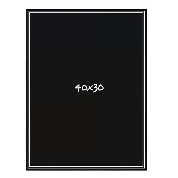 Image de ARDOISINE 40x30 R/V NOIR x3 - INCLUS FIL NYLON