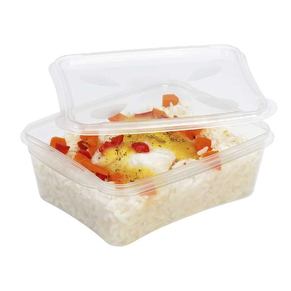 Image de BOITE CHALEUR PP LUXE (FTS131X103X35MM) 250-300ML X500