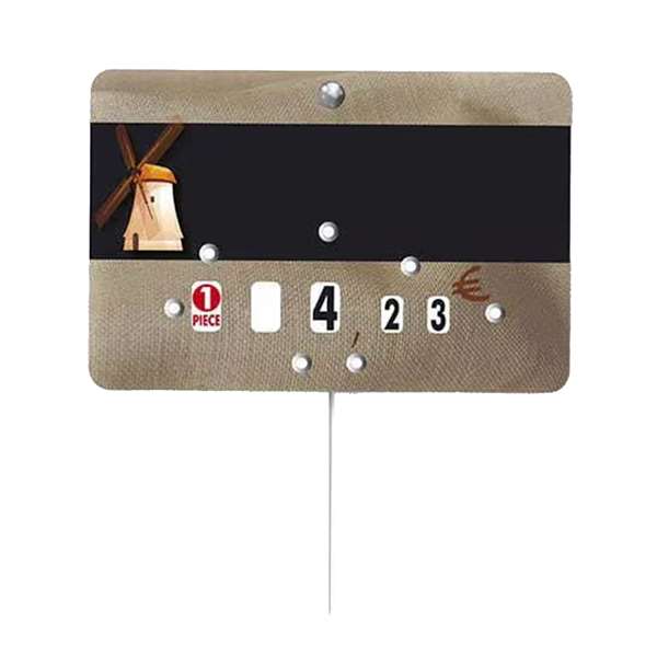 Image de ETIQUETTE BOULANGERIE MOULIN AVEC ROULETTE (FTS10,5X7CM) X10