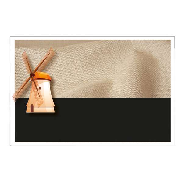 Image de ETIQUETTE PVC MOULIN (FTS6X4CM) X10