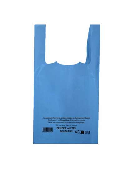 Image de SAC BRETELLE BLEU BD (FTS300+140X540MM) 50Mµ X500