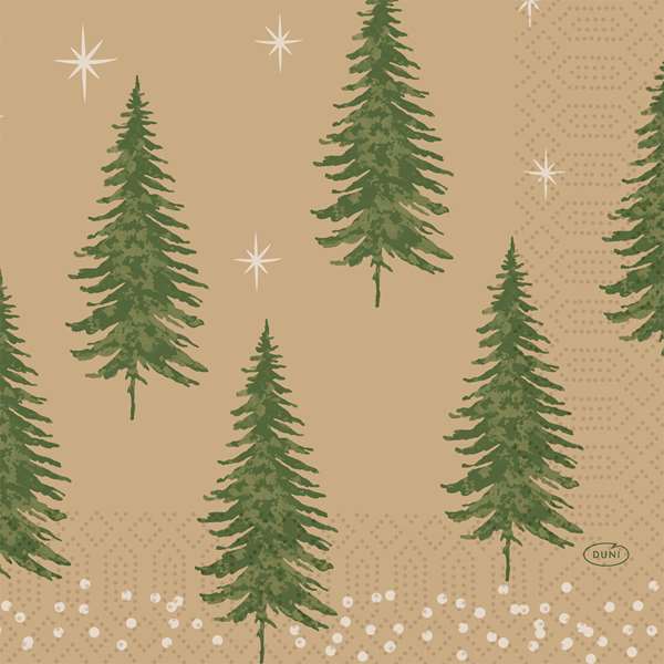 Image de SERVIETTE OUATE HUMBLE TREES 3P 33X33CM X500