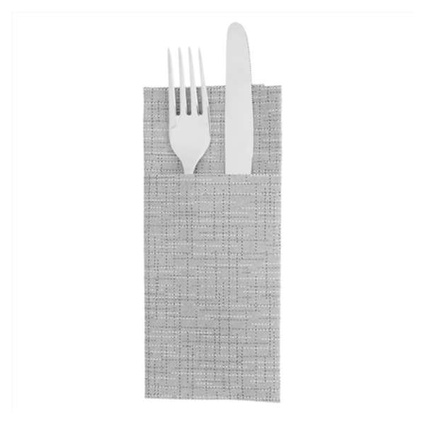 Image de SERVIETTE KANGOUROU GRAPHITE AIRLAID 33X40CM X700