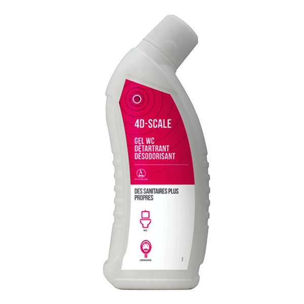 Image de 4D-SCALE GEL WC NETTOYANT DETARTRANT DESODORISANT 750MLX6