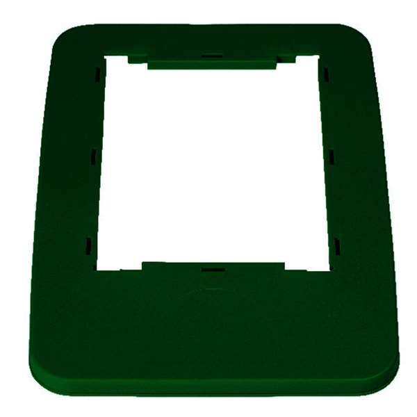 Image de CADRE VERT FONCE POUR COLLECTEUR 'RECYCLAGE' 60/80L