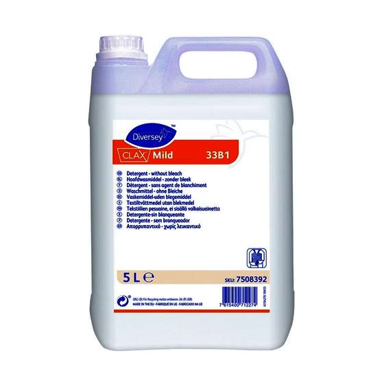 Image de CLAX MILD 33B1 LESSIVE LIQUIDE ENZYMATIQUE 5LX2